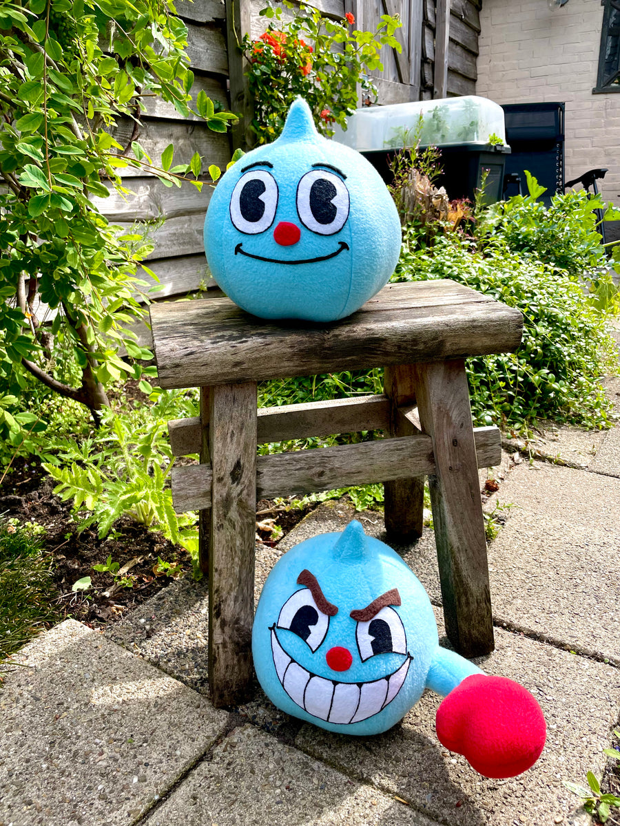 Goopy Le Grande Plushie Cuphead Fanmade Handmade