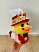 Load image into Gallery viewer, Lucifer The Depression Ducky Plush *With a squeaker  - Handmade- Unofficial- Fanmade