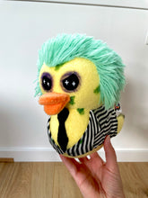 Cargar imagen en el visor de la galería, Beetle Ducky “The Duck With The Most” Plush - BJ- Fanmade- * with a squeaker*