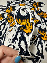 Cargar imagen en el visor de la galería, Inky Demon Vinyl Sticker- Handmade- BATIM- Unofficial