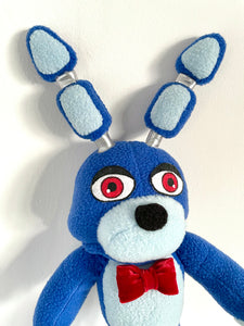 Bonnie Plush (FNAF)- Unofficial - Fanmade - Bunny -Video Games- Creepy