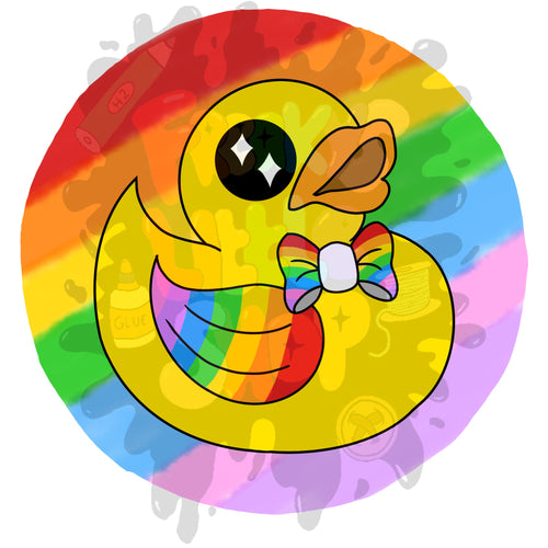 Pride Duckies Buttons