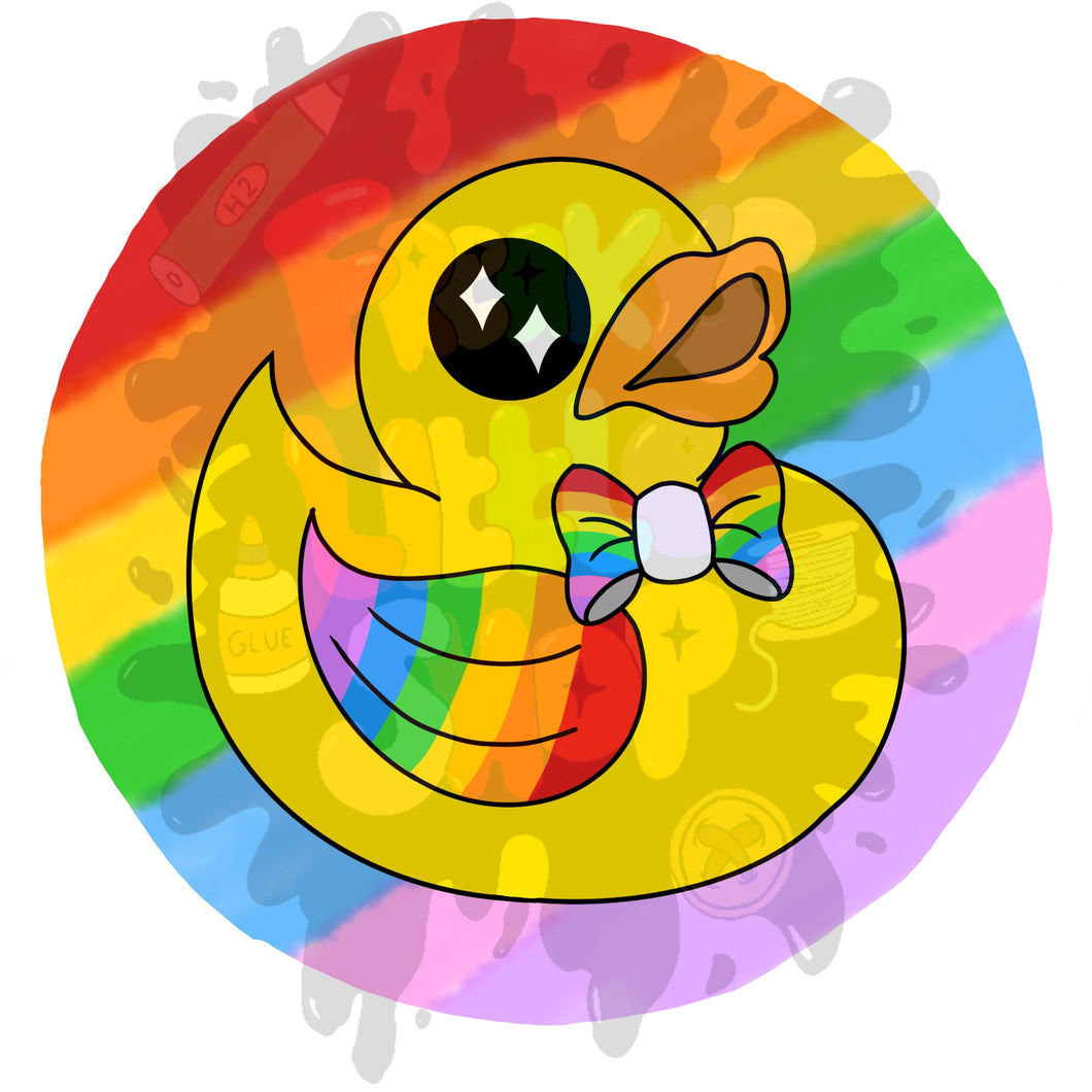 Pride Duckies Buttons