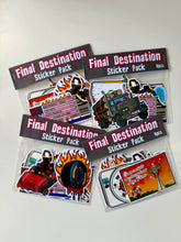 Load image into Gallery viewer, Final Destination Sticker Pack- 8 Handmade Stickers -Vinyl Stickers