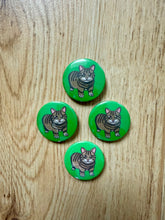 Načíst obrázek do prohlížeče Galerie, Spinning Cat Meme Button 32mm- Handmade- Viral- Cats- Funny