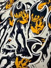 Cargar imagen en el visor de la galería, Inky Demon Vinyl Sticker- Handmade- BATIM- Unofficial
