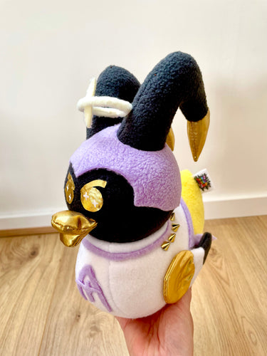 Adam The Duck Master Plush *With a squeaker - Handmade- Unofficial- Fanmade