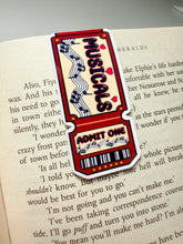 Charger l'image dans la galerie, Musical Ticket Magnetic Bookmark-Handmade- Music- Books