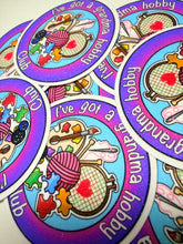 Načíst obrázek do prohlížeče Galerie, “I’ve got a grandma de hobby Club” Vinyl Sticker - Hanmade- Glitter- Hobbies- Relatable