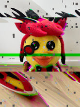Cargar imagen en el visor de la galería, Radio Demon Ducky Plush *With a squeaker - Handmade- Unofficial- Fanmade