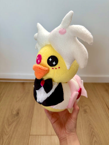 Angel Dust Ducky Plush- Fanmade-Unofficial *With a squeaker*