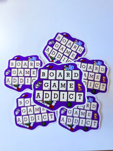 Load image into Gallery viewer, Board Game Addict Vinyl Sticker- Handmade