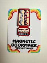 Charger l'image dans la galerie, Musical Ticket Magnetic Bookmark-Handmade- Music- Books