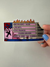 Load image into Gallery viewer, Final Destination Sticker Pack- 8 Handmade Stickers -Vinyl Stickers