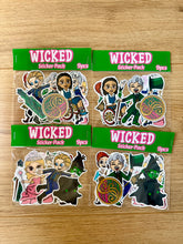 Afbeelding in Gallery-weergave laden, Wickedly Sticker Pack- 9pcs- Vinyl Stickers-Movie- Witches- Musical- Handmade