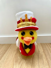 Load image into Gallery viewer, Lucifer The Depression Ducky Plush *With a squeaker  - Handmade- Unofficial- Fanmade
