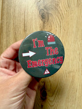 Cargar imagen en el visor de la galería, The Emergency And Emergency Contact Button Set 58mm- Handmade- Funny- Viral