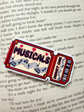 Charger l'image dans la galerie, Musical Ticket Magnetic Bookmark-Handmade- Music- Books