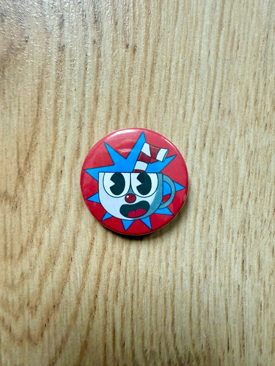 Cuphead and Mugman buttons 32mm- Videogames -Indie - Characters