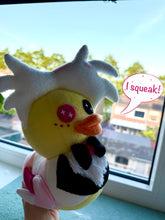 Načíst obrázek do prohlížeče Galerie, Angel Dust Ducky Plush- Fanmade-Unofficial *With a squeaker*