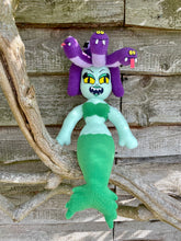 Charger l&#39;image dans la galerie, Cala Maria Plushie (Monster Phase)  -Handmade- Fanmade - Unofficial- Mermaid -Big Plush