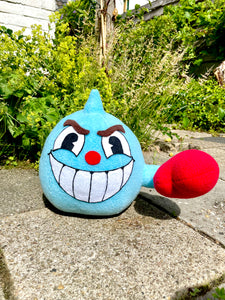 Goopy Le Grande Plushie (Cuphead) -Fanmade-Handmade