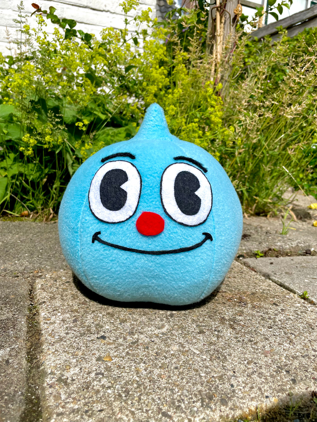 Goopy Le Grande Plushie (Cuphead) -Fanmade-Handmade