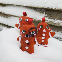 Load image into Gallery viewer, Gingerbread Men Ornaments (Krampus) Life Sized