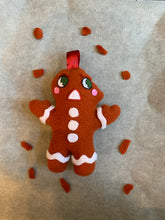 Cargar imagen en el visor de la galería, Gingerbread Men Ornaments (Krampus) Life Sized