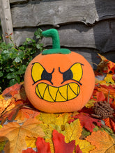 Cargar imagen en el visor de la galería, Pumpkin Plushies -Halloween-Autumn- Decoration - Fall- Thanksgiving- Handmade