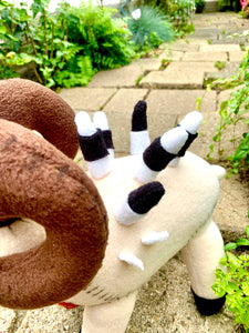 Sheepsquatch Plushie - Cryptid- Games- Cosplay